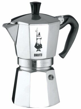 Bialetti - Moka Express: Iconic Stovetop Espresso Maker Moka Pot 9 Cups